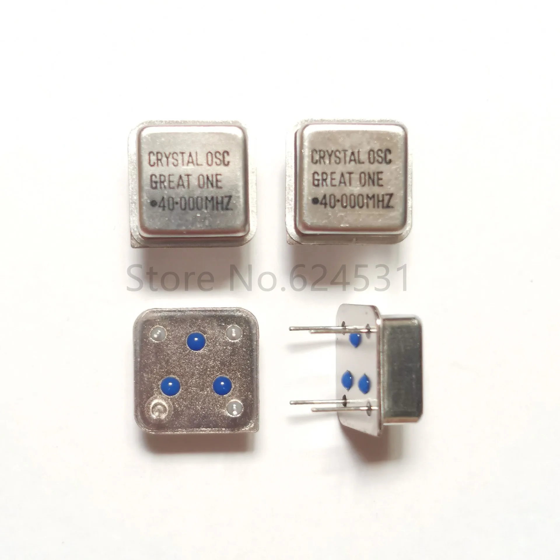 

10pcs In-line active crystal oscillator clock square half size DIP-4 OSC 40M 40.000MHZ