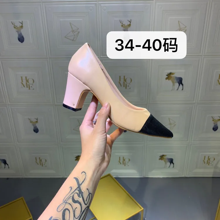 2019 г. новые модные разноцветные женские босоножки Обувь на блочном каблуке