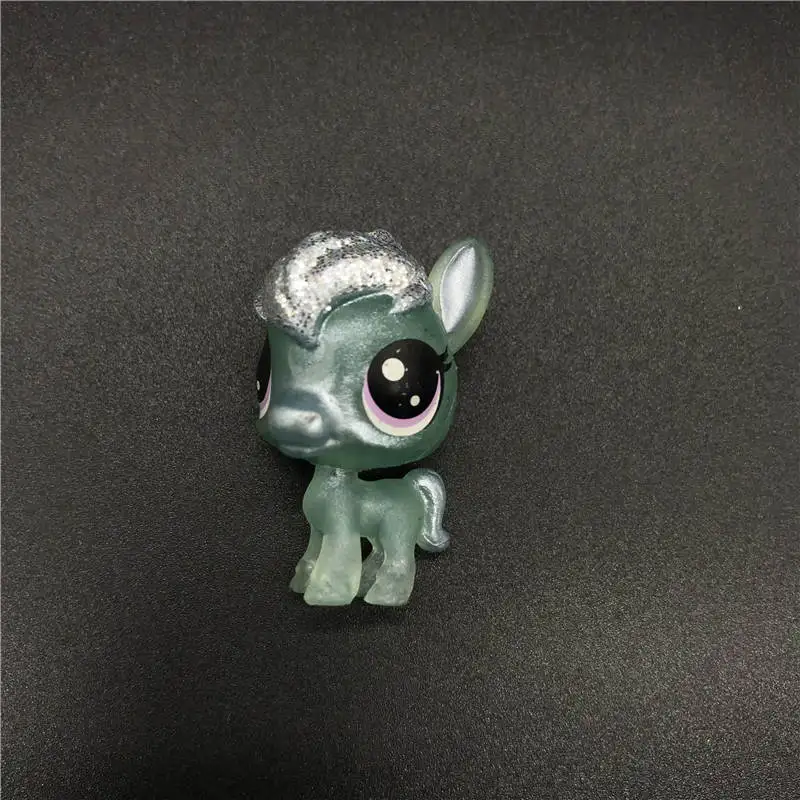 LPS фигурка игрушки фигурка животного игрушка котенок пони пуп мультфильм фильм Животное действие мини игрушка Коллекция Редкие Гламурные детские игрушки подарок - Цвет: Прозрачный