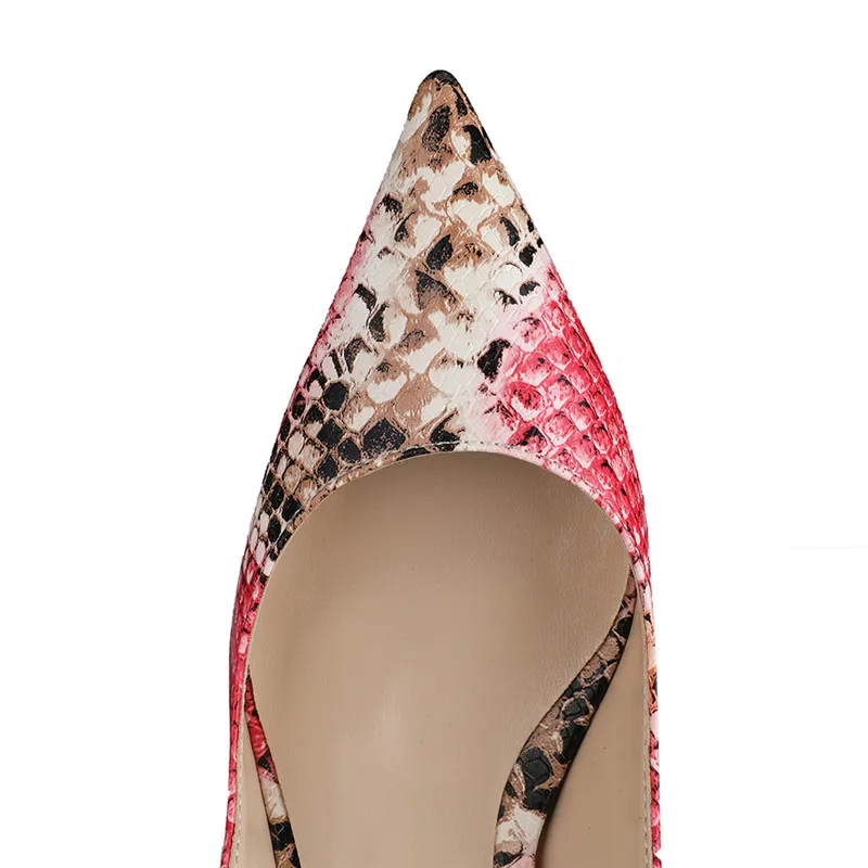 

Asumer 2021 Big Size 45 Single Shoes Women Pumps Slingback Snake Pointed Toe Fashion Thin High Heels Wedding Shoes Ladies