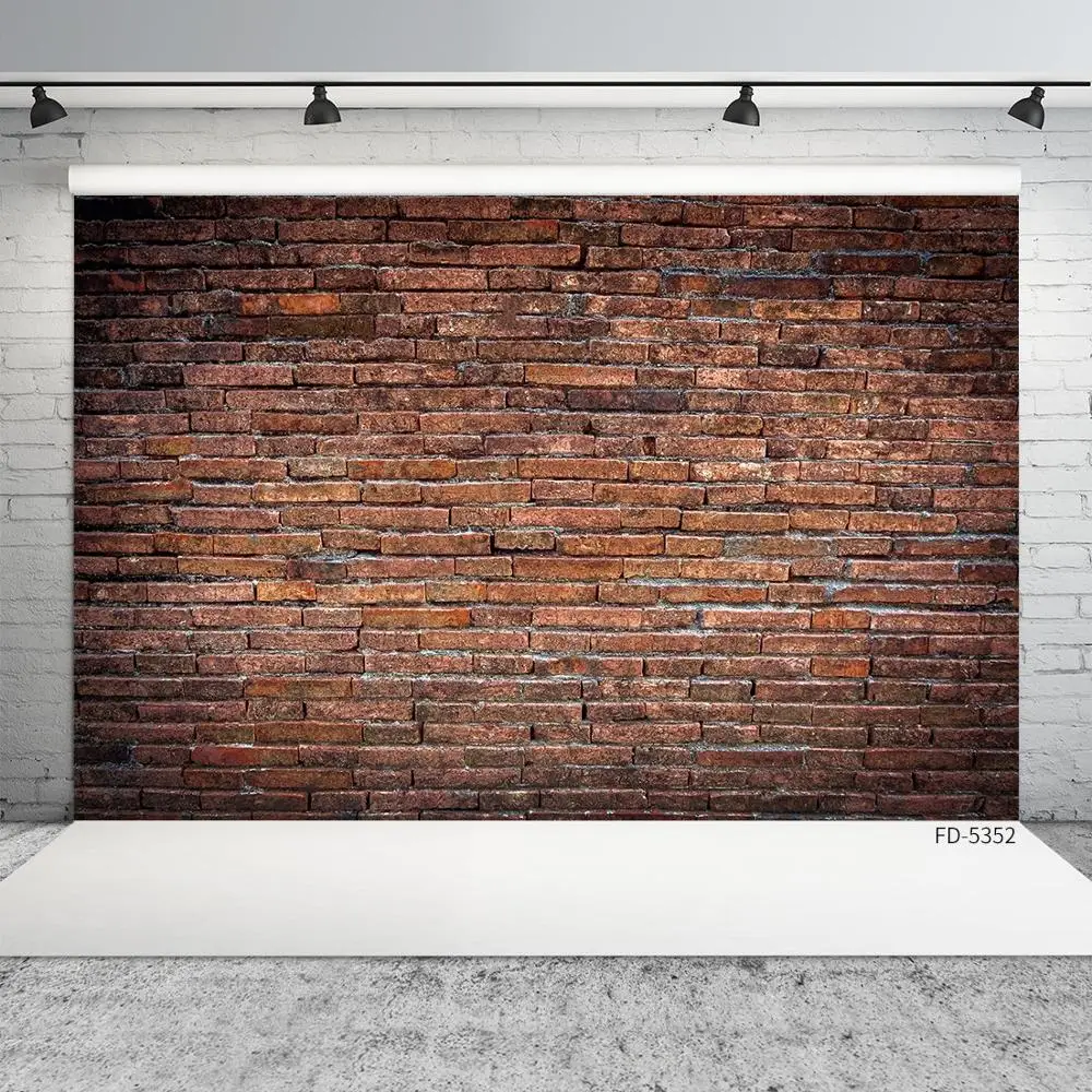 

Vintage Old Red Brick Wall Pattern Backdrops Party Child Young Portrait Pet Photography Backgrounds Photocall Photo Studio Props