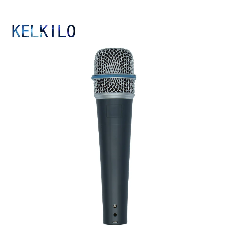 KELKILO KE57A динамический проводной микрофон Профессиональный для BETA57A для караоке вокальный музыкальный Производительность Профессиональный