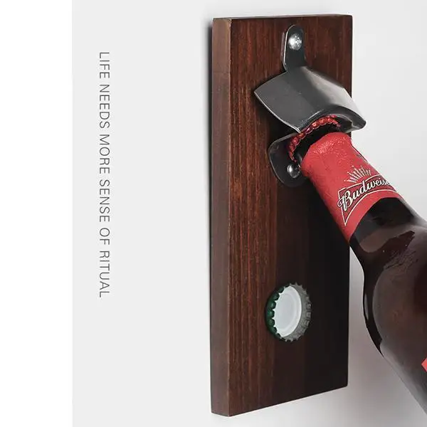 

Профессиональная ручная Магнитная открывалка для бутылок, настенное крепление, магнит на холодильник, крышка для пива, Ловец, кухонный инст...