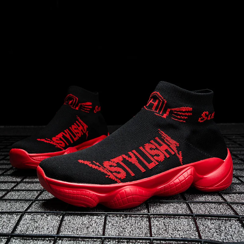 

Men Shoes Lightweight Mesh Sports Shoes Shockproof Breathable Sock Sneakers Male Casual Walking Shoes Man Trainers Zapatillas