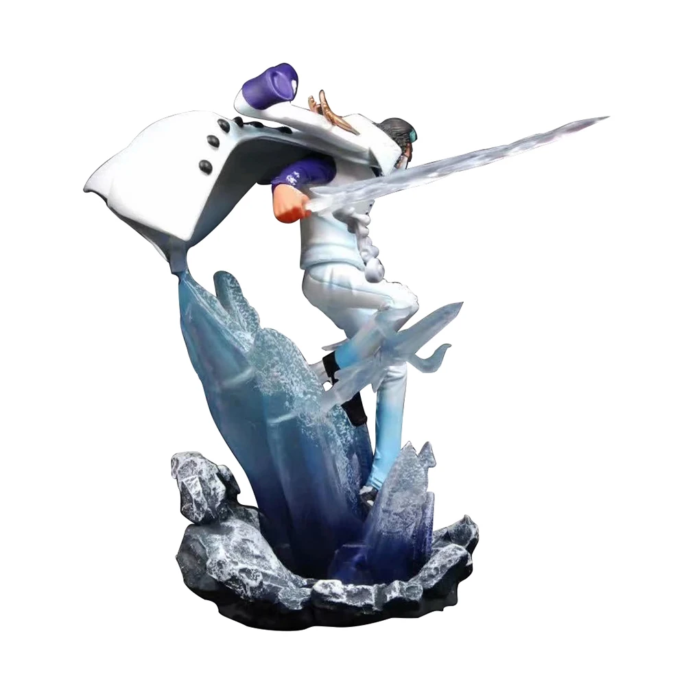 One Piece GK Kohza аниме экшн фигурка модель морской флот 34 см Боевая голубая статуя