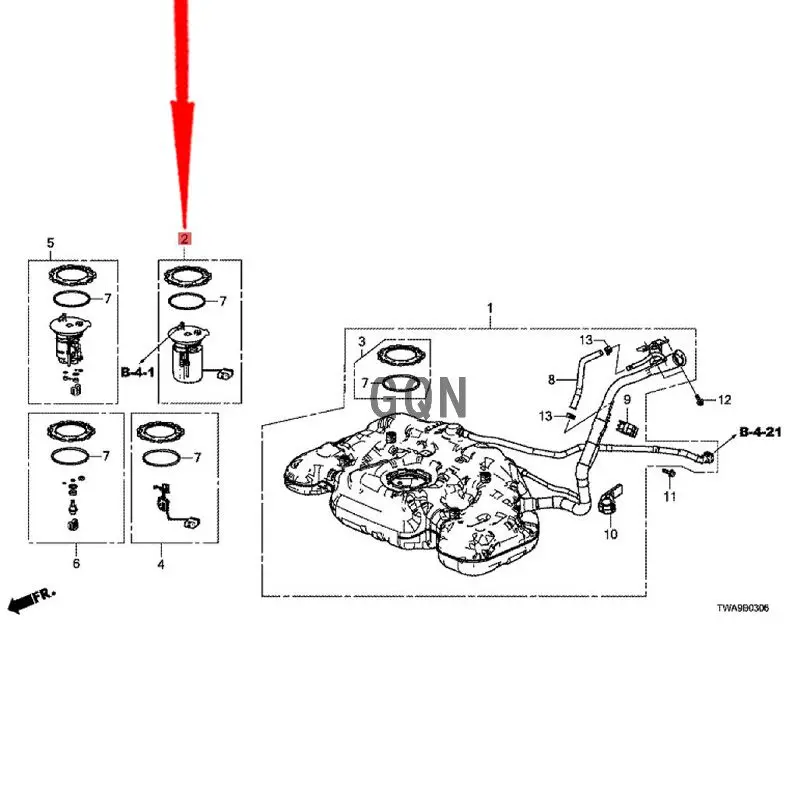 

Топливный фильтр 2021-Hon daA CCO RDI NSP IRE внешний топливный насос в сборе топливный бензиновый насос