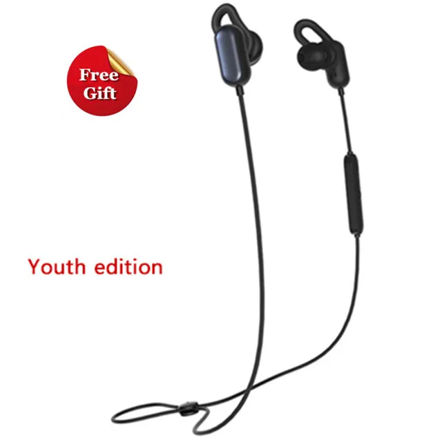 Xiao mi Sport Bluetooth 4,1 наушники с шумоподавлением mi c беспроводные IPX4 водонепроницаемые mi Music Sports fone de ouvido - Цвет: Youth Black add Gift