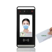 hot zk linux based visible light biometric palm face facial recognition time attendance terminal rfid card access control system