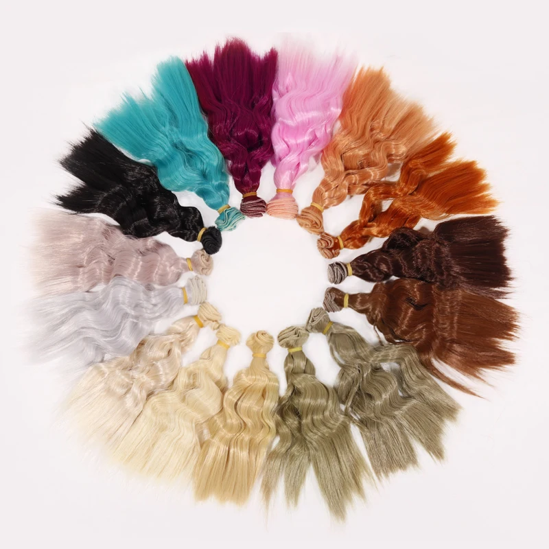 Аксессуары для шарнирных париков Msiredoll 15*100 см волосы кукол 1/3 1/4 1/6 1/12 натуральные