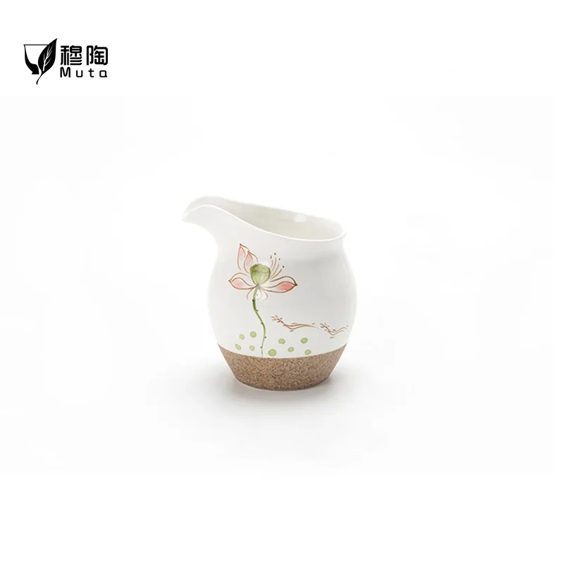

Jane Mei whole set of hand-painted side pot tea set kung fu tea set cover bowl tea maker ceramic teacum set custom