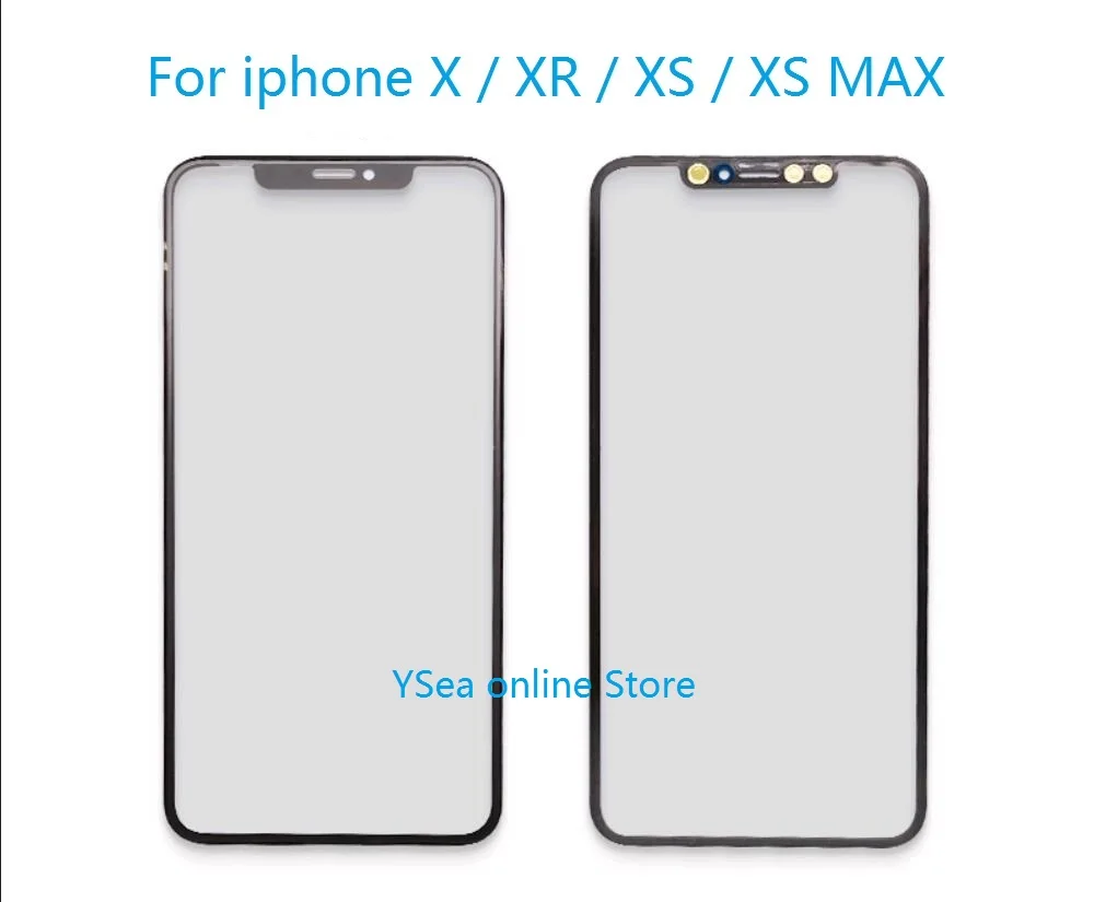 Для Iphone X/Xr/Xs Max новая Замена Черный защитное внешнее Переднее стекло объектива