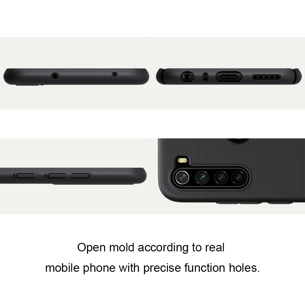 Чехол Nillkin для xiaomi redmi Note 8 суперматовый чехол из поликарбоната жесткая матовая