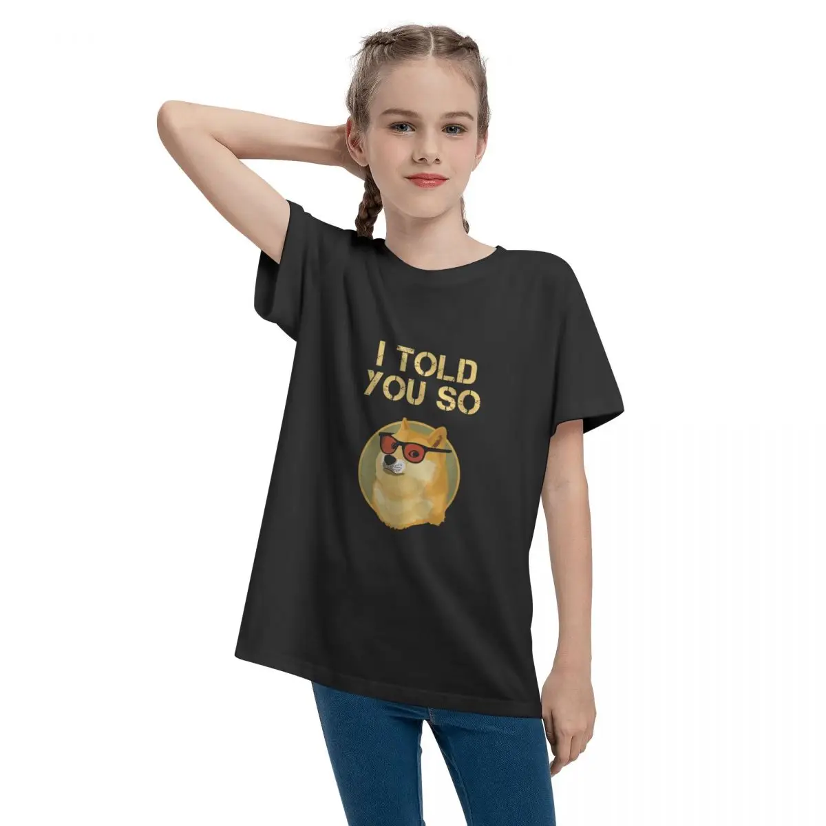 

I TOLD YOU SO To Buy DOGECOIN Now DOG Is A RICH Mi Teenage T-shirt Unisex Comfortable Fashion Summer Tops 100% Cotton