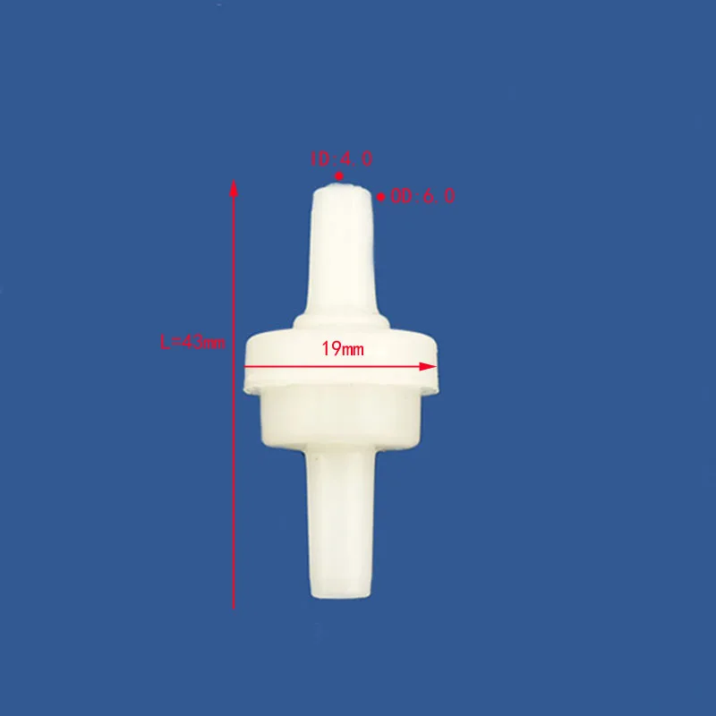 Пластиковый обратный клапан запорный для воды озоностойкий 6 / 8 10 12 мм|Клапан| |
