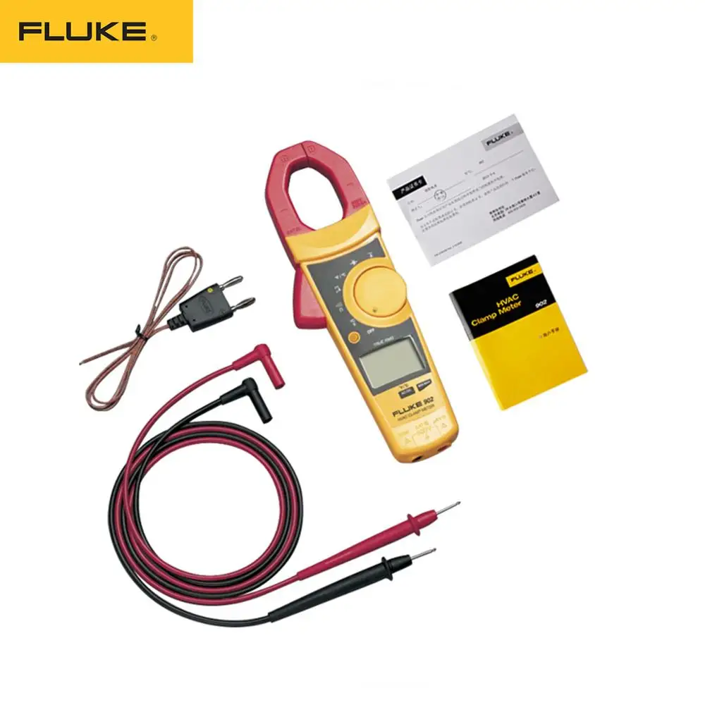 Fluke 902 цифровой мультиметр измеряющий истинные вентиляции и кондиционирования