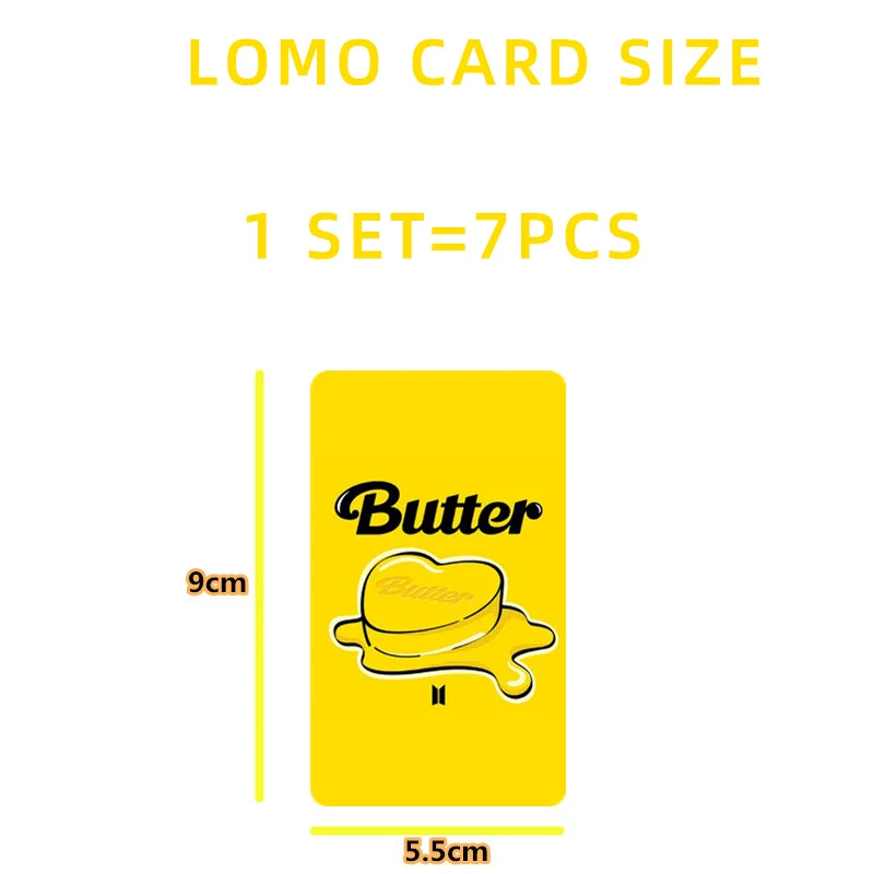 

Kpop Bangtan Boys New Album BUTTER Lomo Card Collective Lomocard Blessing Favorites Photocard Gift for fans