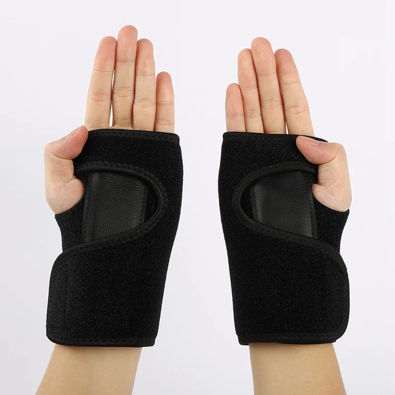 1Pair Adjust Wristband Steel Wrist Brace Support Hand Brace Wrist Support Finger Splint Carpal Tunnel Syndrome