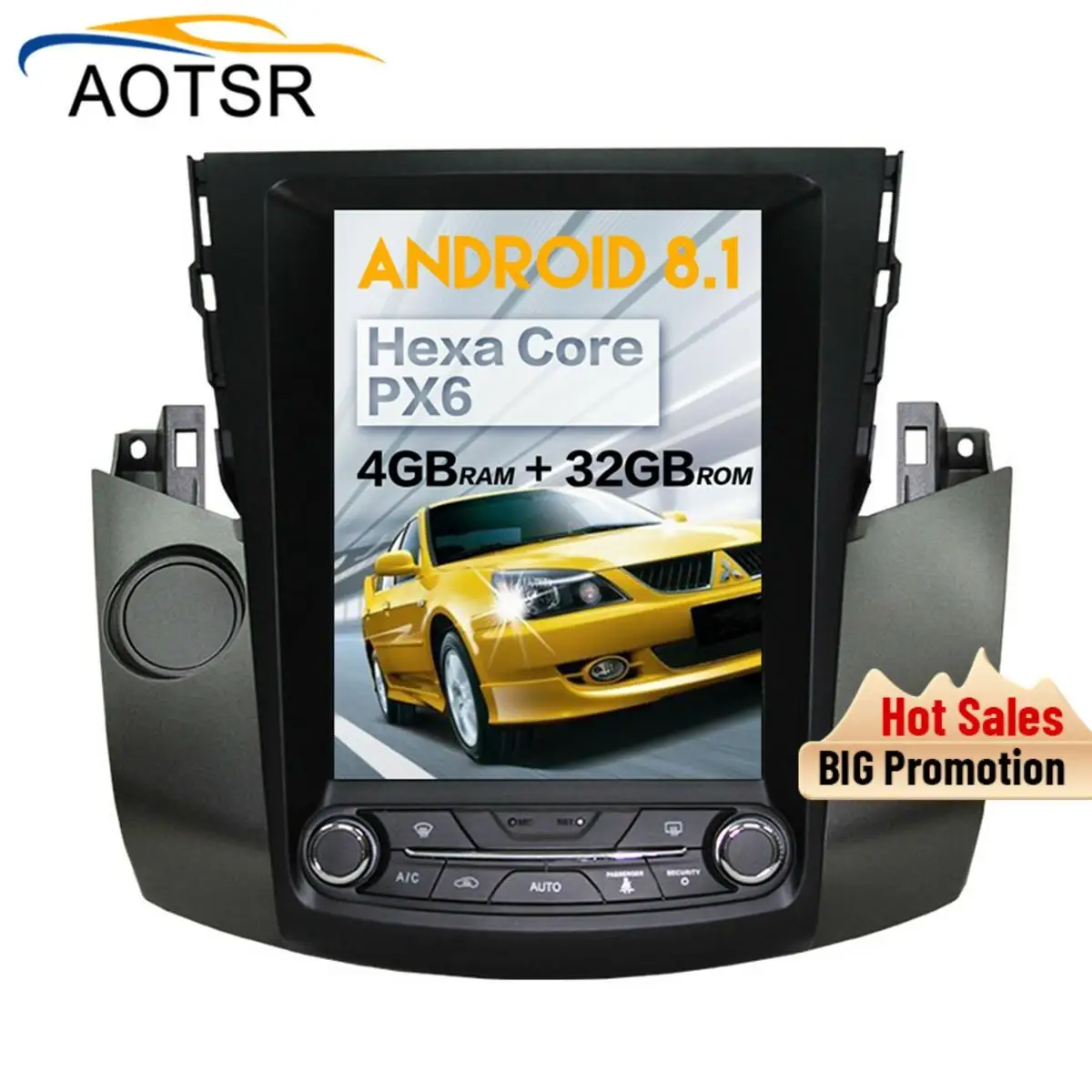 Tesla стиль Автомобильный мультимедийный плеер для Toyota RAV4 RAV 4 2003 2009 amdroid экран GPS navi