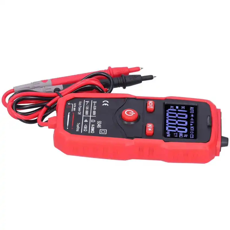 

UA9346 Digital Multimeter VR LCD Screen Full Automatic AC/DC Voltage Resistance Tester