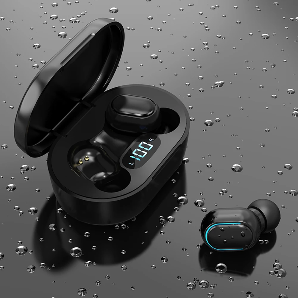TWS беспроводные наушники Bluetooth V5.1 9D стерео спортивные вкладыши с шумоподавлением