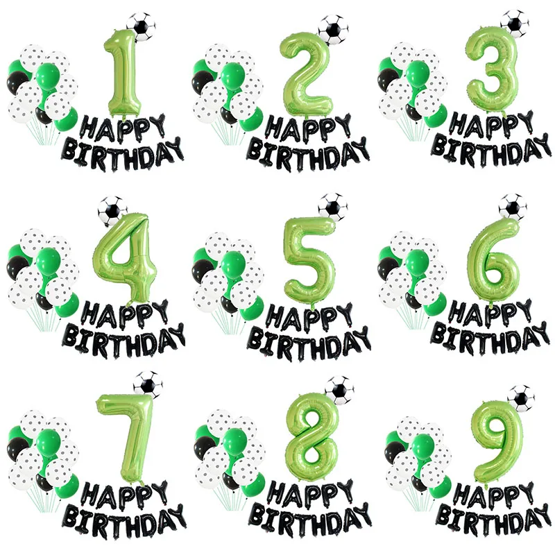 

28 шт., фольгированные зеленые игрушки для мальчиков, 40 дюймов