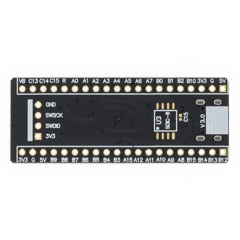 Макетная плата STM32F401 STM32F411 V3.0 STM32F401CCU6 STM32F411CEU6 STM32F4 обучающая 84 МГц 64 КБ ОЗУ 256 Кб ПЗУ