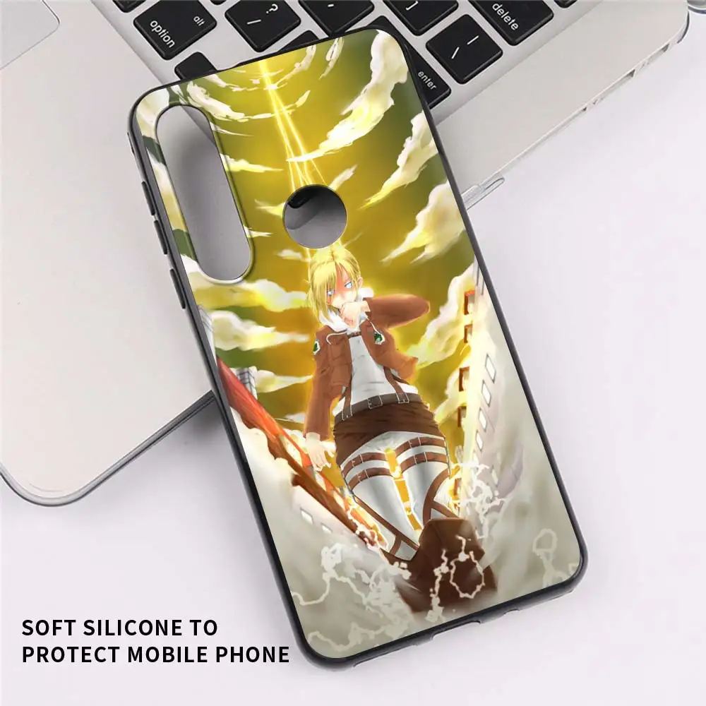 

lovely Attack on titan Phone Case For Motorola Moto G9 Plus Play One Fusion G8 Power Lite Hyper Edge E6s G Stylus Black Cover