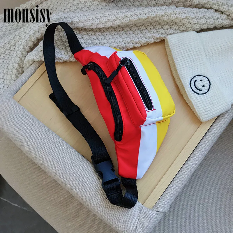 Monsisy поясные сумки для детей поясная сумка мальчиков и девочек нагрудная кошелек