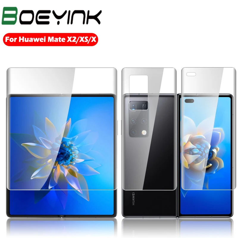 HD Full Cover Screen Protector For Huawei Mate X2 XS X Hydrogel Gel Protective Film Soft Lucent Anti Fingerprints Not Glass 2 | Мобильные