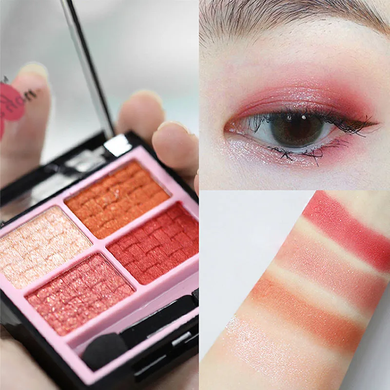 Блестящие тени для век Палитра Мраморное блюдо макияж глаз матовая палитра теней