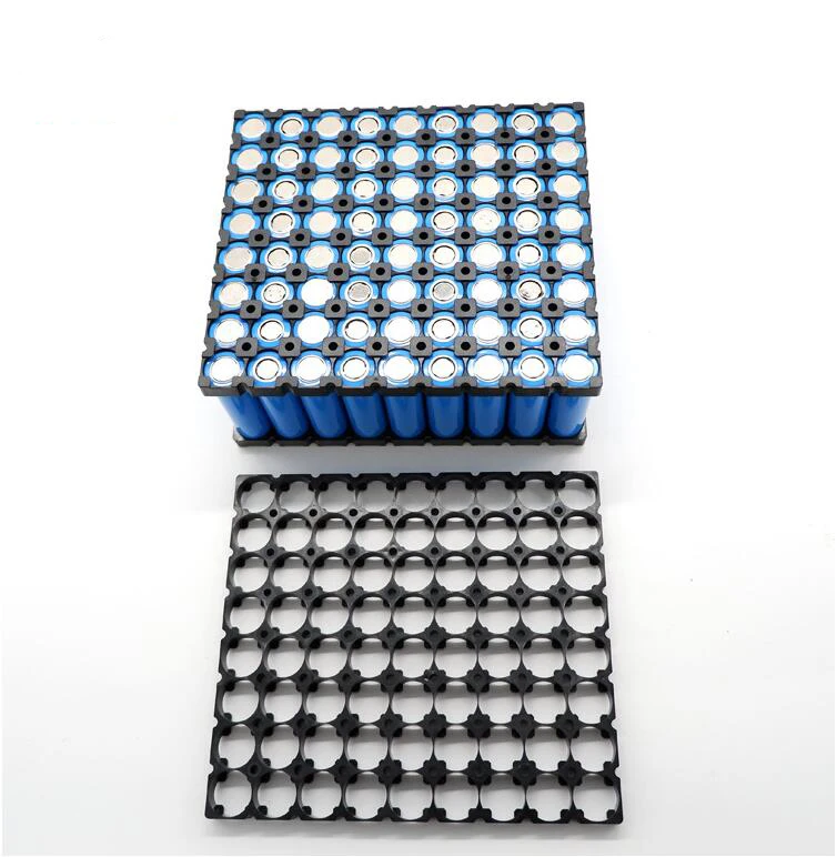 

300pcs/lot MasterFire 8*9 18650 Batteries Spacer Radiating Holder Bracket Black Plastic Battery Storage Box Holder Brackets