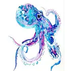 GATYZTORY 50  70 см 5D DIY алмазная живопись Осьминог полная дрель Мозаика Искусство Стразы наборы домашний декор вышивка крестиком