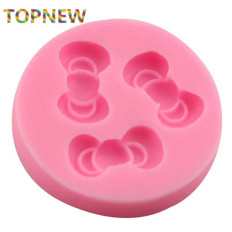 Силиконовая форма для торта сделай сам с бантом помадки конфет пищевой