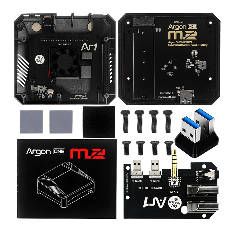 Аргон M.2 чехол SATA SSD к USB 3 0 Плата расширения в алюминиевом корпусе с охлаждающим