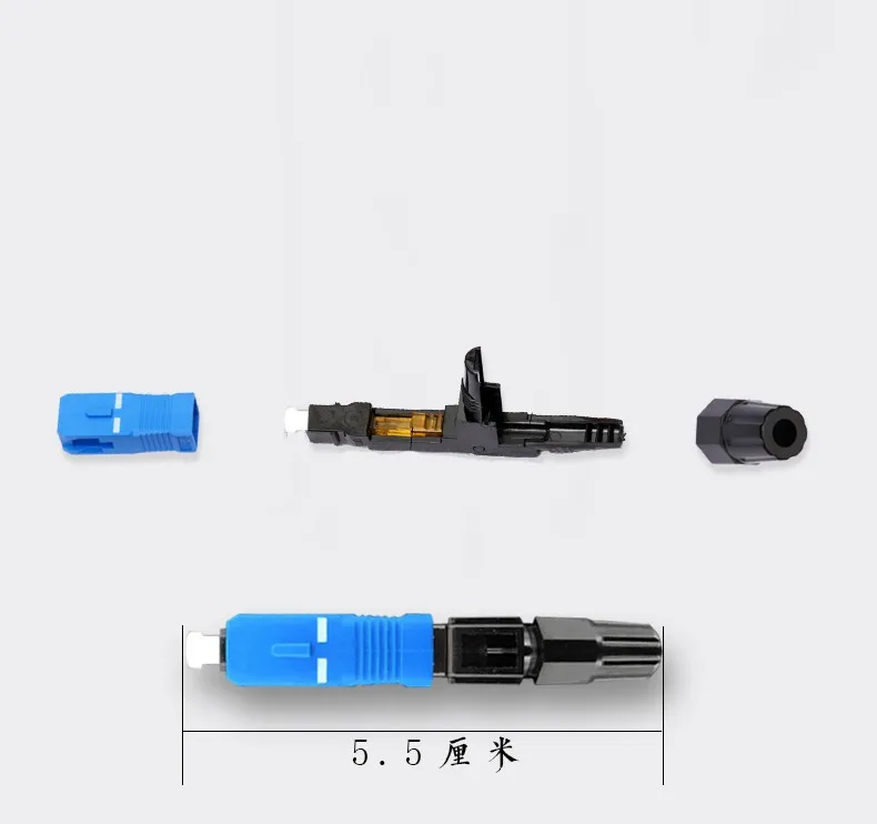 Охлаждающий волоконный соединитель SC/UPC с меньшим количеством оптических