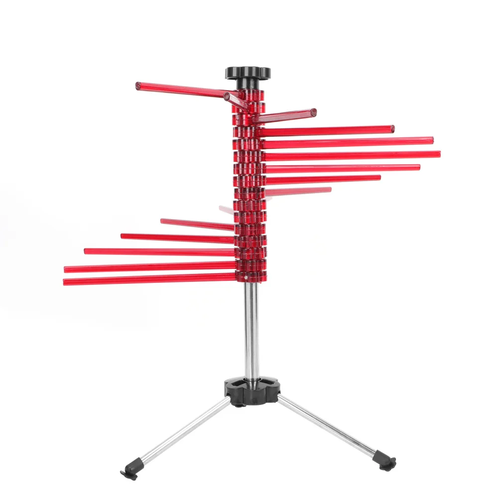 

1 Set Kitchen Restaurant Drying Pasta Rack Practical Stainless Steel Noodle Rack