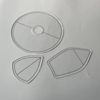 3pcs creative acrylic sewing ruler template special shaped hollow quilting kit patchwork pattern mold diy needlework accessories