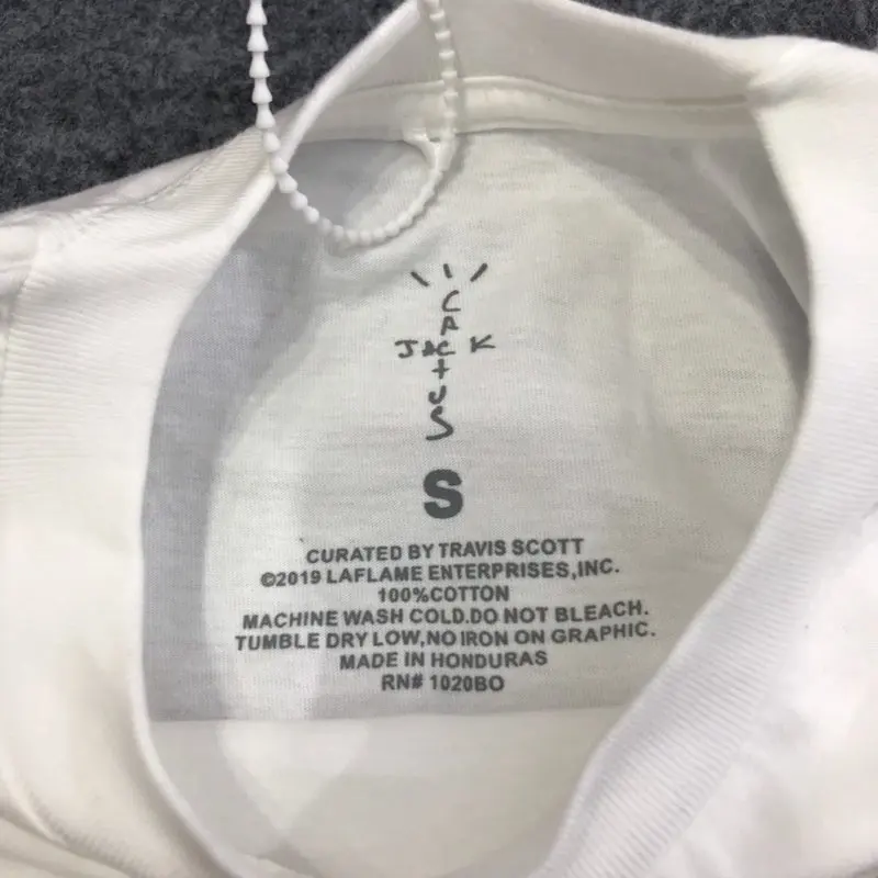 Футболка 20ss с тревисом Скоттом футболка маской Джека для мальчиков мужская и