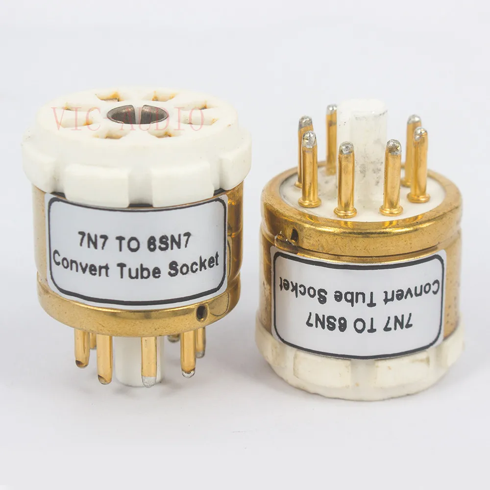 1 шт. 7N7 до 6SN7 преобразует трубную розетку DIY звуковая вакуумная трубка адаптер