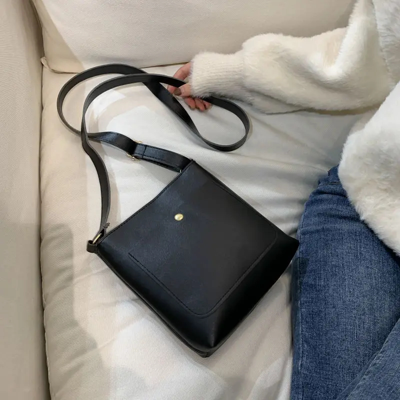 

Pu Leather Small Crossbody Bags for Women Black Cross Body Bag Female