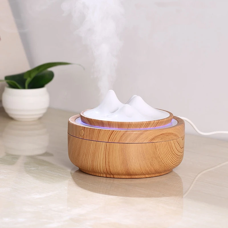 

USB Air Humidifier Ultrasonic Aroma Essential Oil Diffuser Cool Mist HumidifierColor Night Light