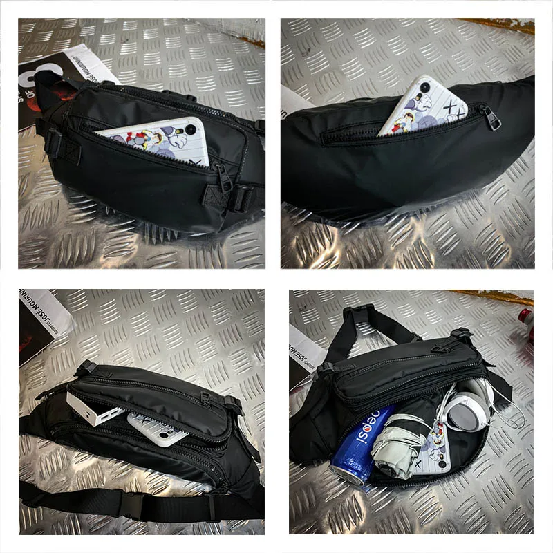 

Fashion Women Waist Bag Nylon Waterproof Fanny Pack Chest pack High-quality Unisex Belt Bags Multifunction Fanny pack Purse