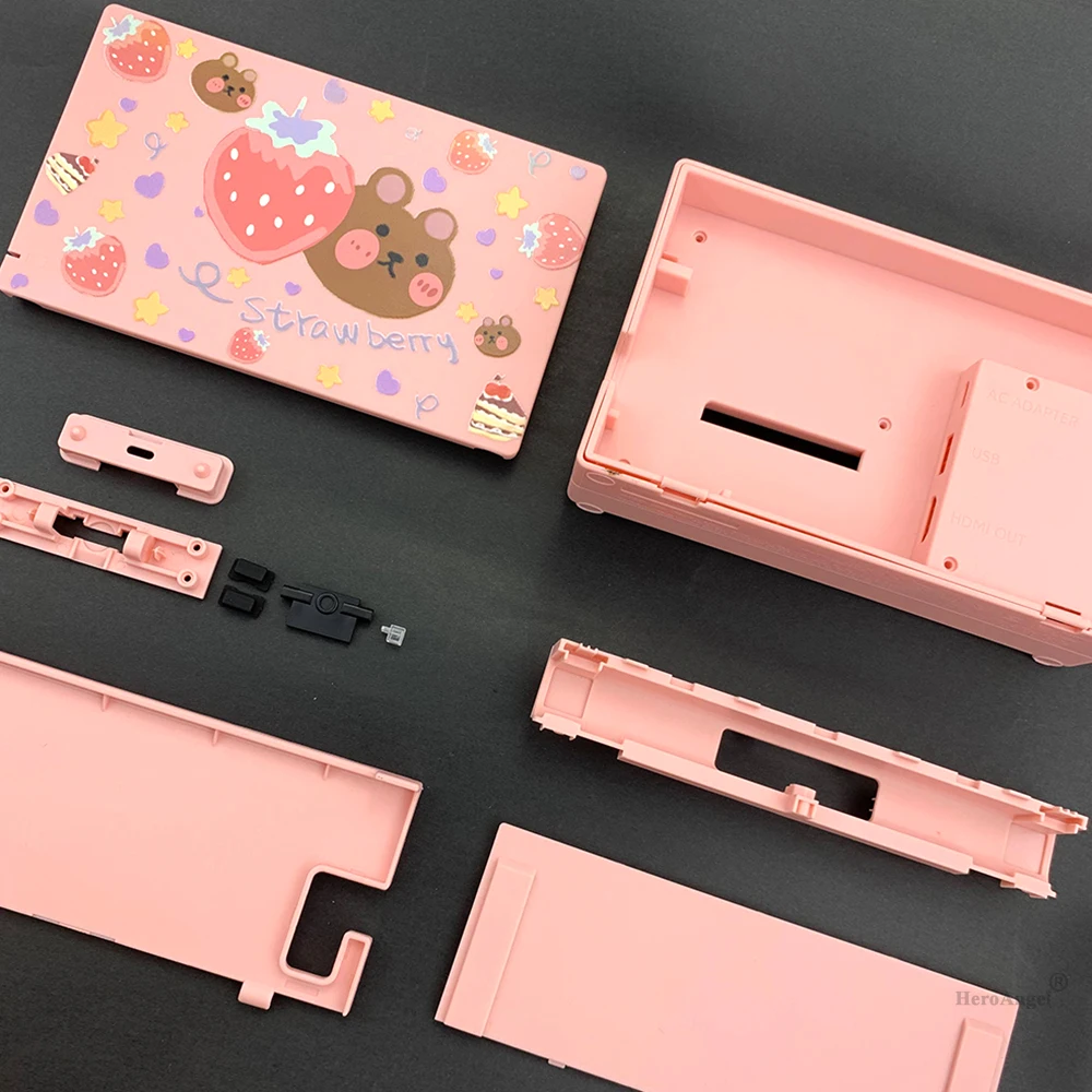 2021 Новый Сменный полный комплект корпуса КОРПУСА ДЛЯ Nintendo Switch зарядка ТВ док