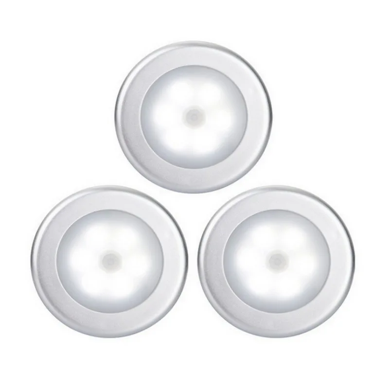 1 шт. светодиодный Ночной светильник магнитный беспроводной детектор настенный с