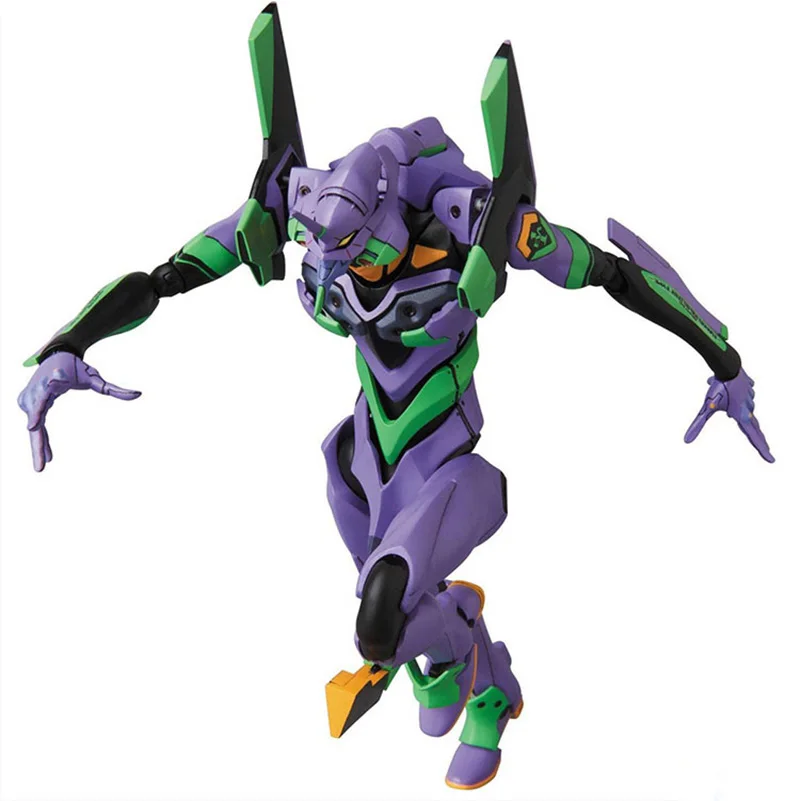 evangelion eva01 figure revoltech mafex figure 080 evangelion eva 01 action figures model toy doll free global shipping