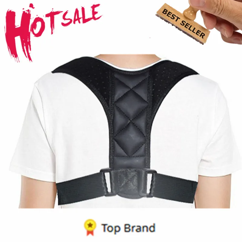 Регулируемый Корректор осанки для ключицы взрослых верхней части спины