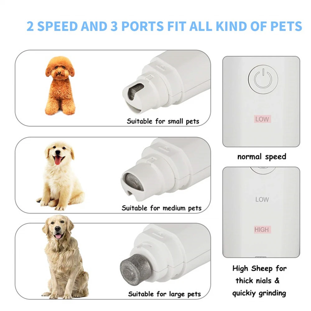 Электрические кусачки для ногтей собак больших пород разглаживание