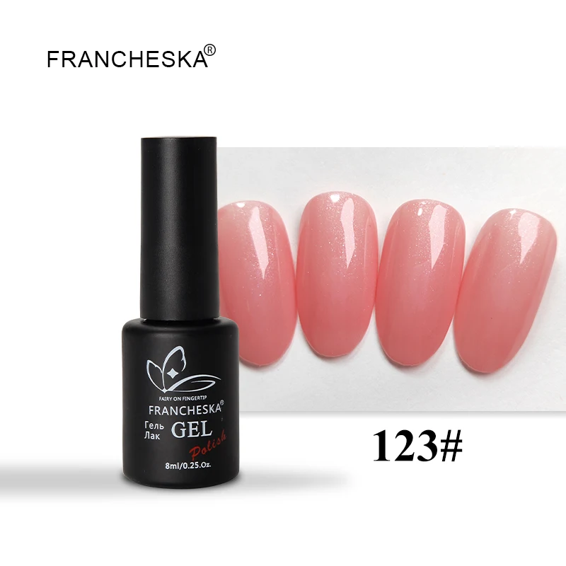Color UV gel 123 Francheska резиновое Базовое покрытие верхнее покрытие базовый топ набор oje Унас гель лак nagels spulletjes дизайн ногтей lakiery hybrydowe гель лак - Цвет: Color UV gel 123
