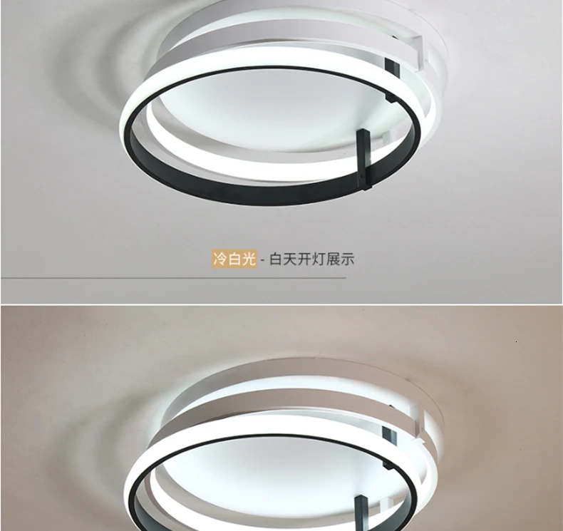 Chandelierrec современные светодиодные потолочные лампы для гостиной, спальни, низкие потолки, затемняющие лампы AC85~ 265 В, светильники для домашнего освещения