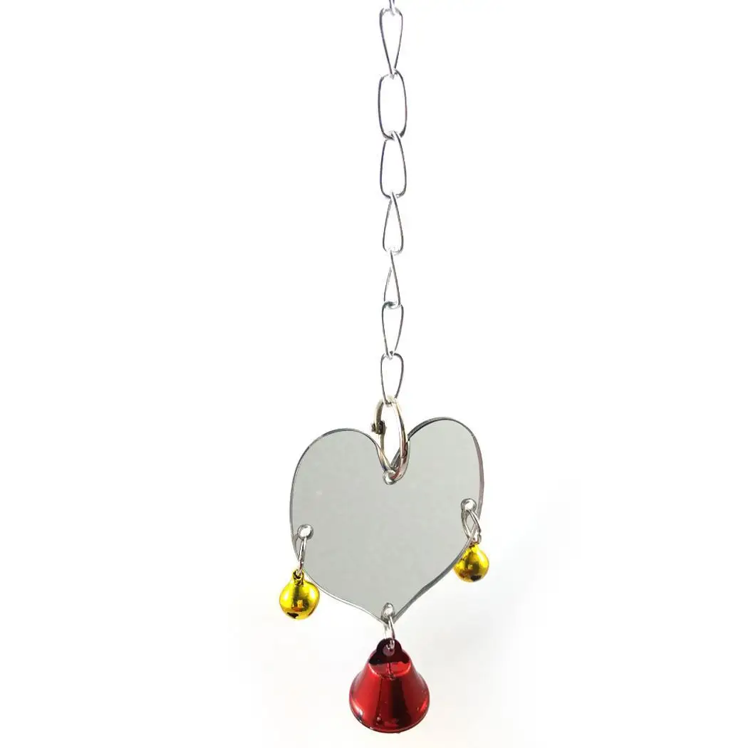 Красочный игрушечный попугай в форме сердца как на картинке зеркальные игрушки